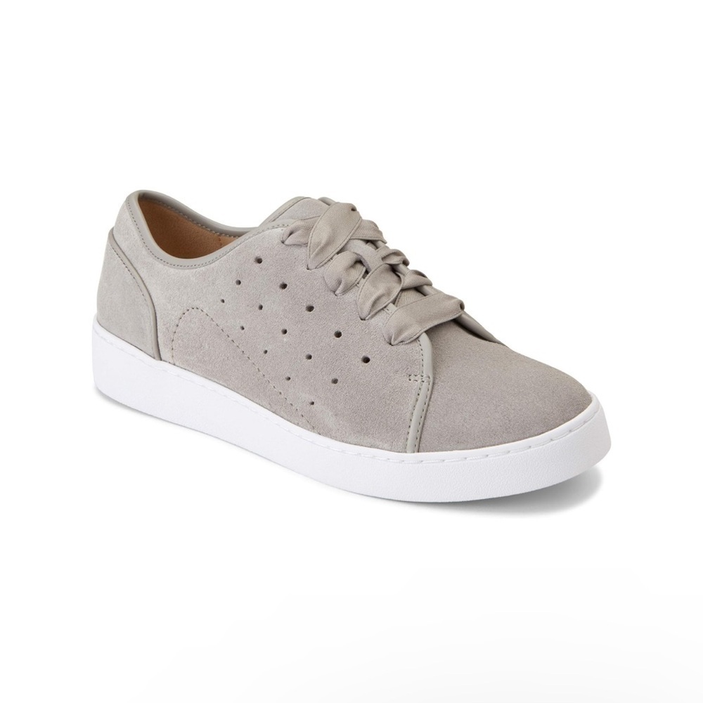 Vionic Keke Suede Upper Casual Supportive Sneakers Gray Size 8.5 Women’s